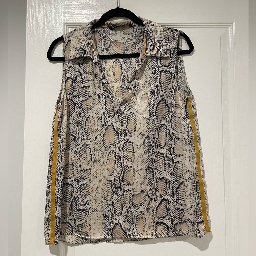 Zara Sleeveless Blouse